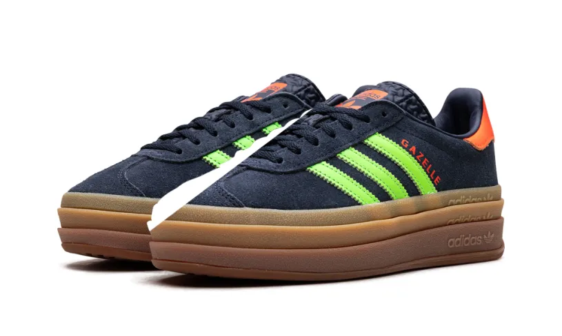 Adidas Gazelle Gazelle Bold WMNS 'Aurora Ink Solar Orange'